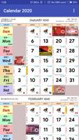 Malaysia Calendar 2020 Affiche