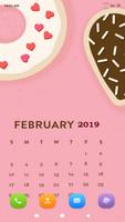 2019 Calendar Wallpaper capture d'écran 1