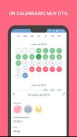 Calendario menstrual, ciclo, período y ovulación captura de pantalla 1