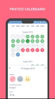 1 Schermata Calendario mestruale, ovulazione, ciclo, fertilità