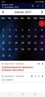 Calendário اسکرین شاٹ 1