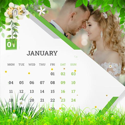 Calendario annuale 2024 personalizzato - tema Amore calendario da