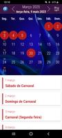 Calendário الملصق