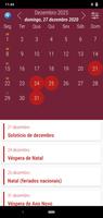 Calendário 截图 1