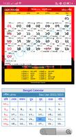 Bengali Calendar Affiche
