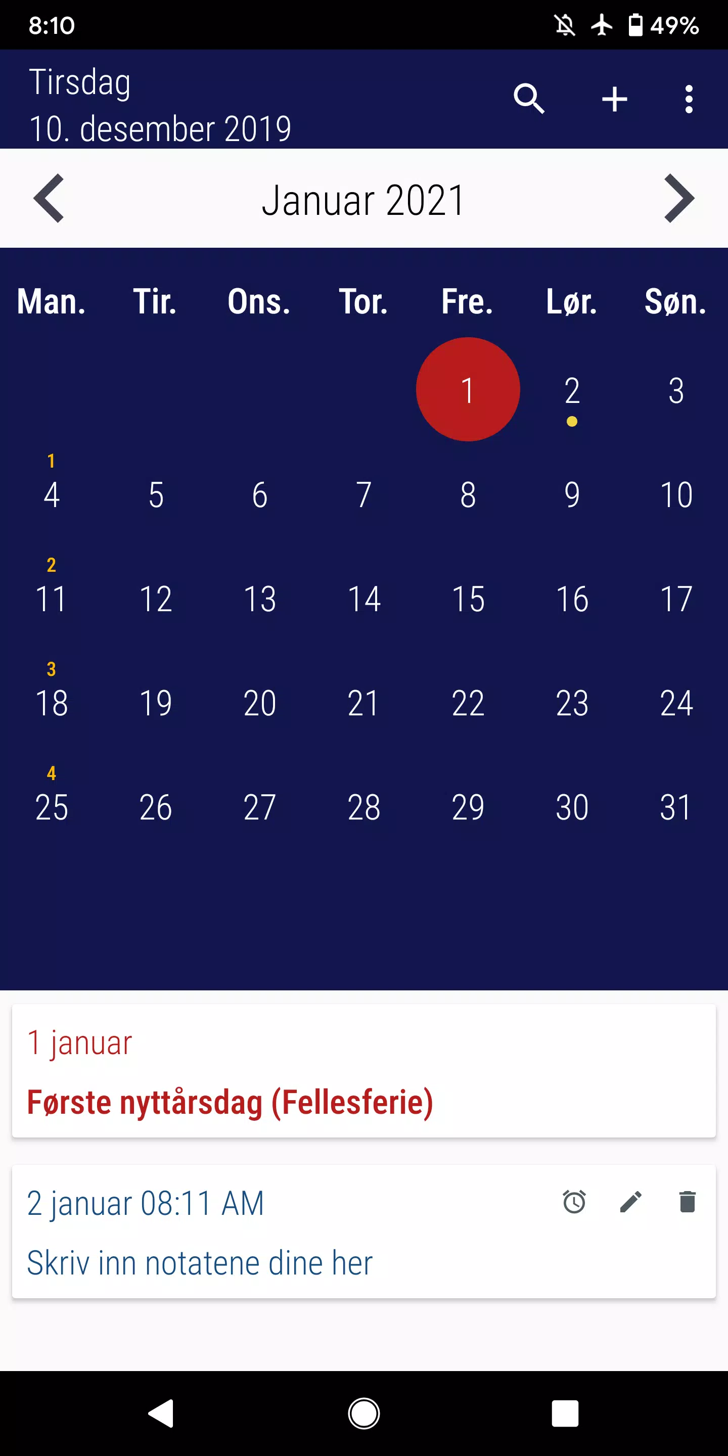 Norsk Kalender 2023 Ukenummer APK for Android Download