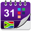 ”South Africa Calendar with Holidays