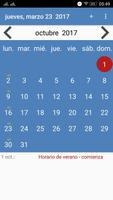 Calendario Paraguay Cartaz