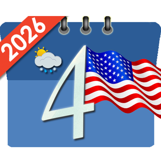 US Calendar with Holidays