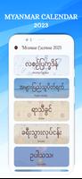 Myanmar Calendar 2023 Cartaz