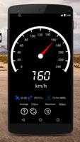 برنامه‌نما سرعت سنج GPS: کیلومتر شمار عکس از صفحه