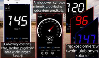 Speedometr GPS: przebiek plakat