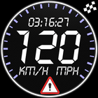 GPS 속도계 - 적산거리계 아이콘