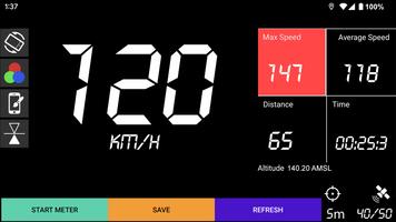 GPS snelheidsmeter - dagteller screenshot 1