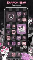 Dark Wednesday Theme Launcher Ekran Görüntüsü 3