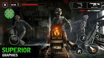 Call of Zombie Shooter: 3D Mis الملصق