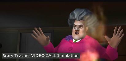Call from Scary Teacher - Video Call Simulator captura de pantalla 3