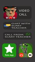 Call from Scary Teacher - Video Call Simulator captura de pantalla 1