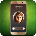 Full screen caller id أيقونة