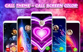 Call Theme Color Screen الملصق