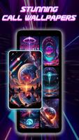 Color Phone Call Screen Theme ảnh chụp màn hình 1