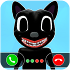 Cartoon Cat Game Fake Call icône