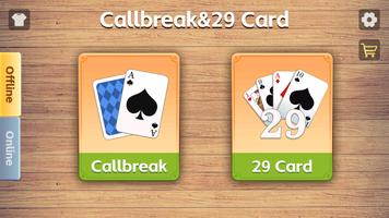 Callbreak & 29 Cartaz