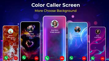 Call Screen Themes Color Phone Affiche