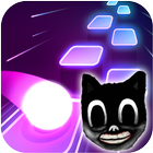 Cartoon cat - Hop tiles rush-icoon