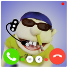 Call with Jeffy - The puppet prank fake call 图标