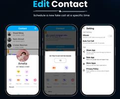 برنامه‌نما fake call video call عکس از صفحه