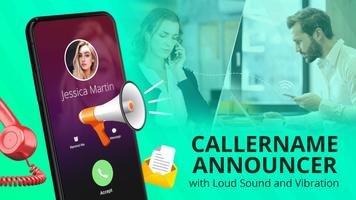 Caller Name, SMS & Call Announcer ID & Flesh Alert plakat