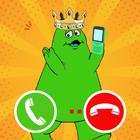 Grimace Shake Green Fake Call icône