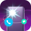 Calling Flashlight: Flash blinking on call & SMS