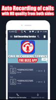 Call Recording Service capture d'écran 3