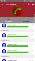 Enregistreur des appels 2018 capture d'écran 1