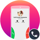 Call Screen Theme Awesome ícone