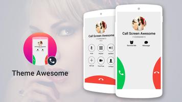 Call Screen Theme Awesome स्क्रीनशॉट 1