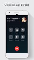 3 Schermata Call Screen Theme OS 11 Phone 8
