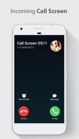 2 Schermata Call Screen Theme OS 11 Phone 8