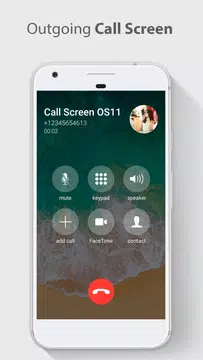 Screenshot 6 for Call Screen Theme OS 11 Phone 8