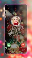 Christmas call screen themes Affiche