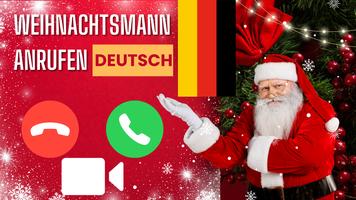 weihnachtsmann anrufen deutsch Plakat