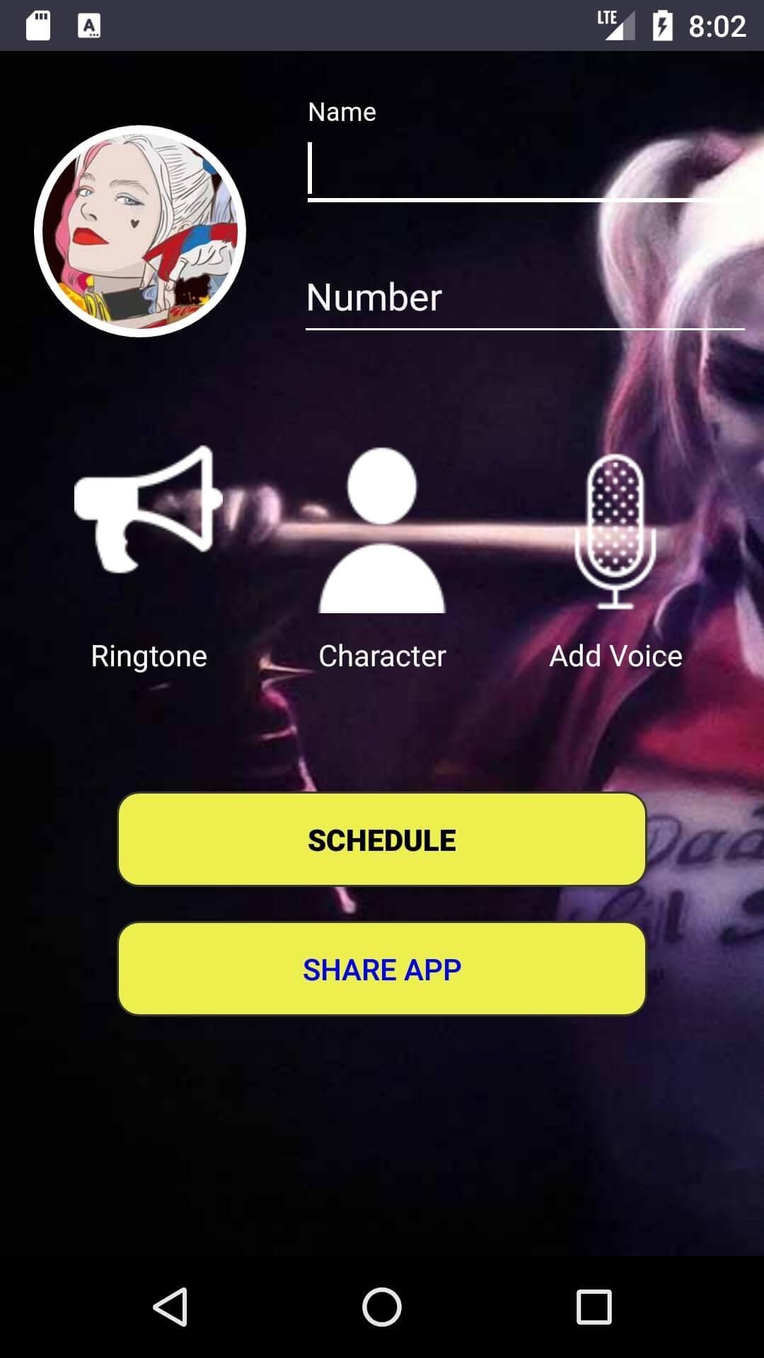 Call From Harley Quinn Simulation For Android Apk Download