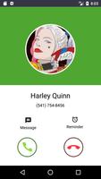 Call from Harley Quinn Simulation capture d'écran 3