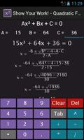 Quadratic Equation Solver スクリーンショット 1