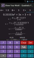 Quadratic Equation Solver capture d'écran 2