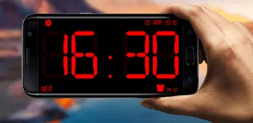 Huge Digital Clock - Часы