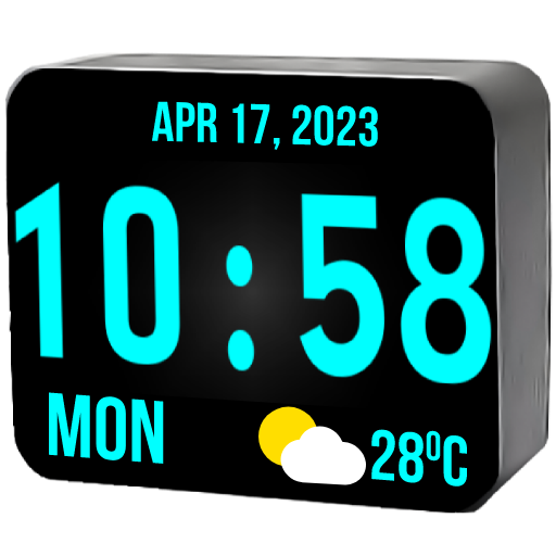 Huge Digital Clock - reloj