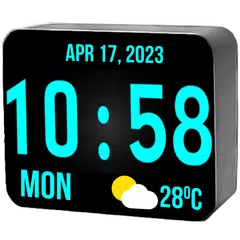 Descargar XAPK de Huge Digital Clock - reloj